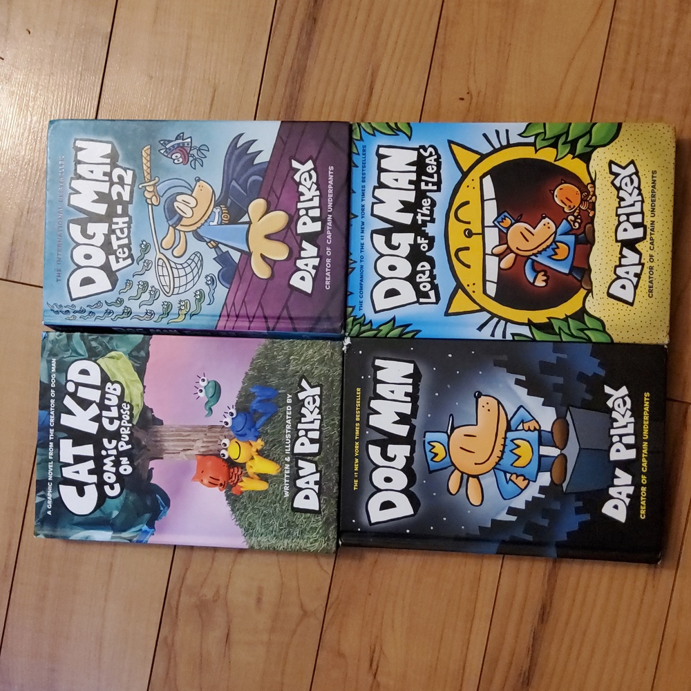 dog Man and Cat Kid books